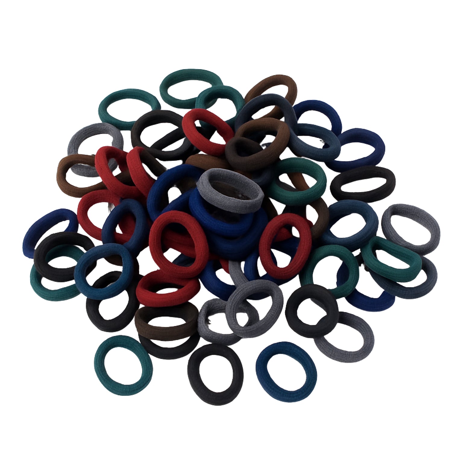 Small Hairbands Bands For Hair Rubber Bands (Pack Of 50  Multicolour) Small Hairbands Bands For Hair Rubber Bands (Pack Of 50  Multicolour)